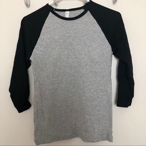 American Apparel Baseball Tee